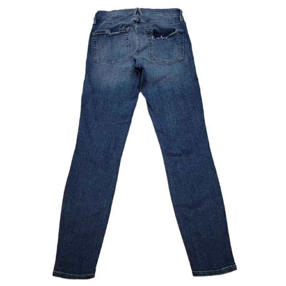 Good American Good Legs High Rise Skinny Denim in Blue 107 Medium Wash Size 4/27 - Picture 5 of 11